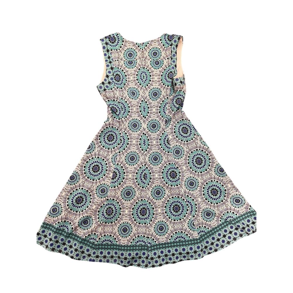 Liz Claiborne Mandala Floral Sleeveless Fit & Flare Dress - Size 4‎ - Picture 4 of 6